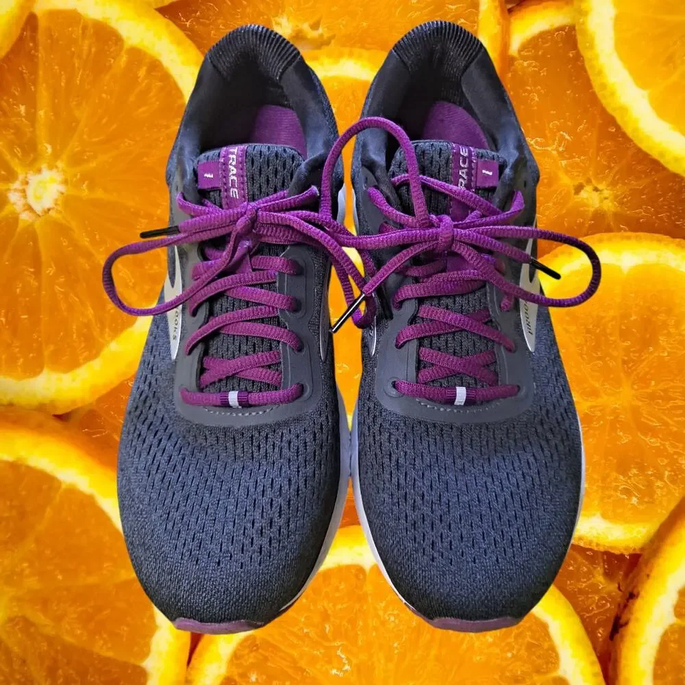 Brooks Trace 1 Running Shoes Sneaker Blue‎ and Purple Size 10